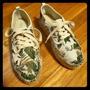 J Slides platform espadrilles shoes NWOB